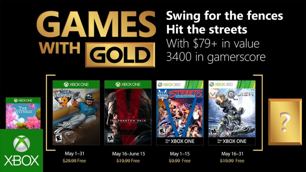 Games with Gold – maio de 2018