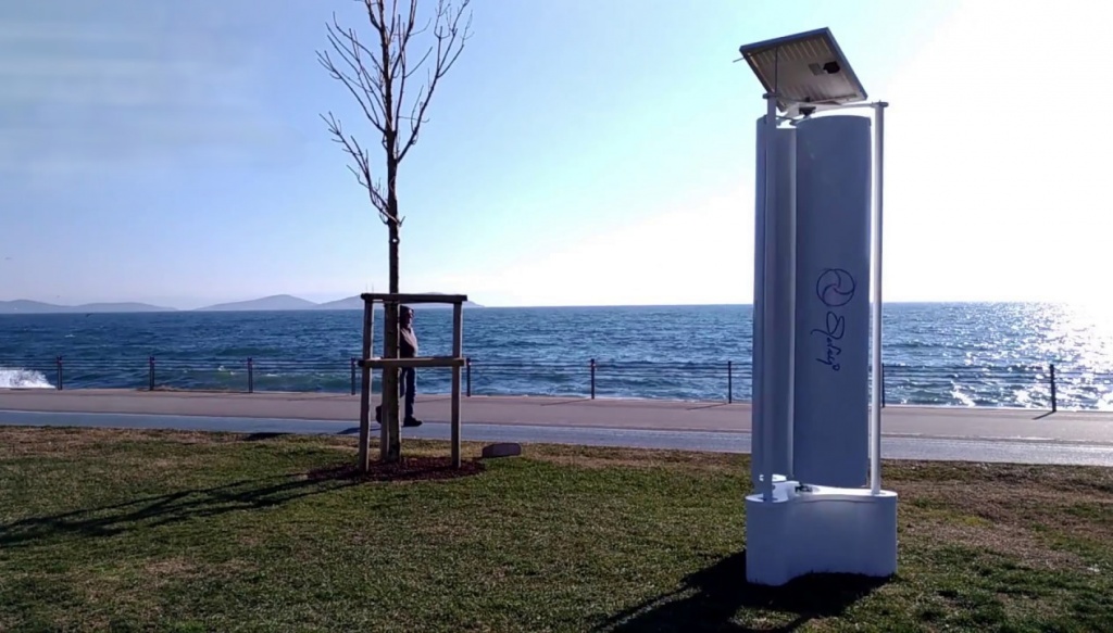 Gerar energia do ar com o movimento dos veículos