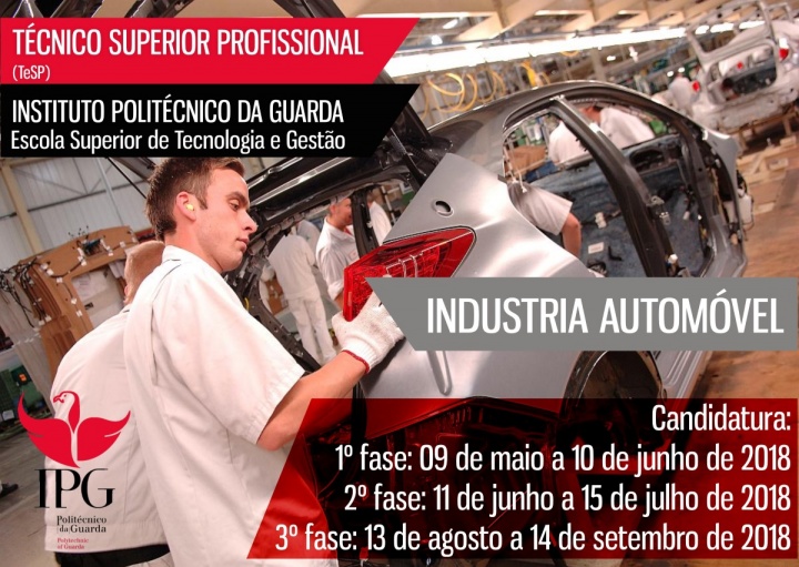 IPGuarda abre novo curso de Técnico Superior Profissional em Indústria Automóvel
