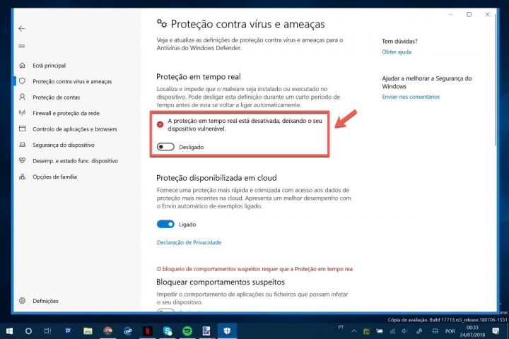 Windows Defender Windows 10 Microsoft antivírus