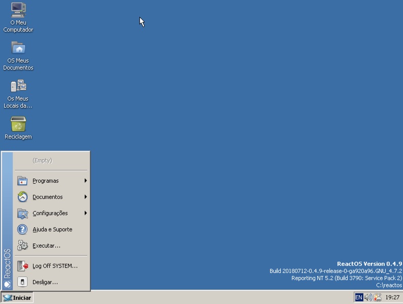 ReactOS 0.4.9: O clone Open Source do Windows