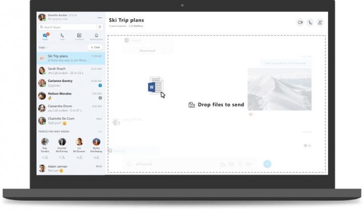 Skype 8.0 Microsoft atualização