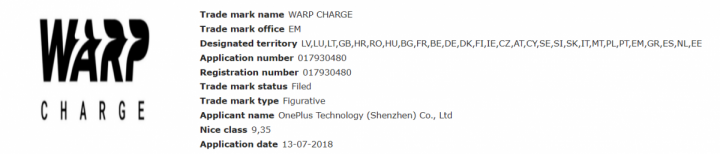 warp charge - oneplus substitui dash charge