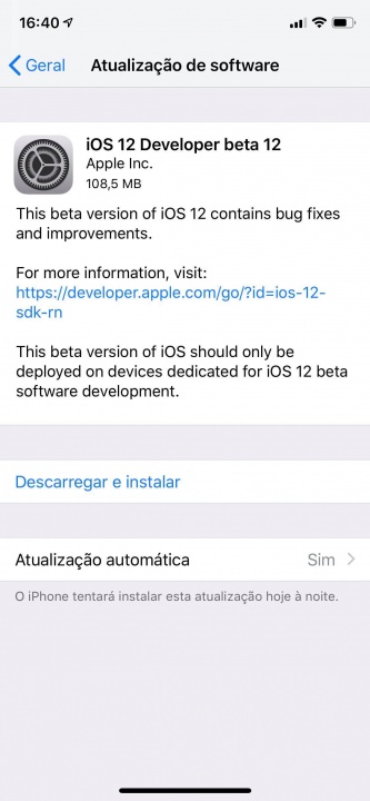 iOS 12 bug apple