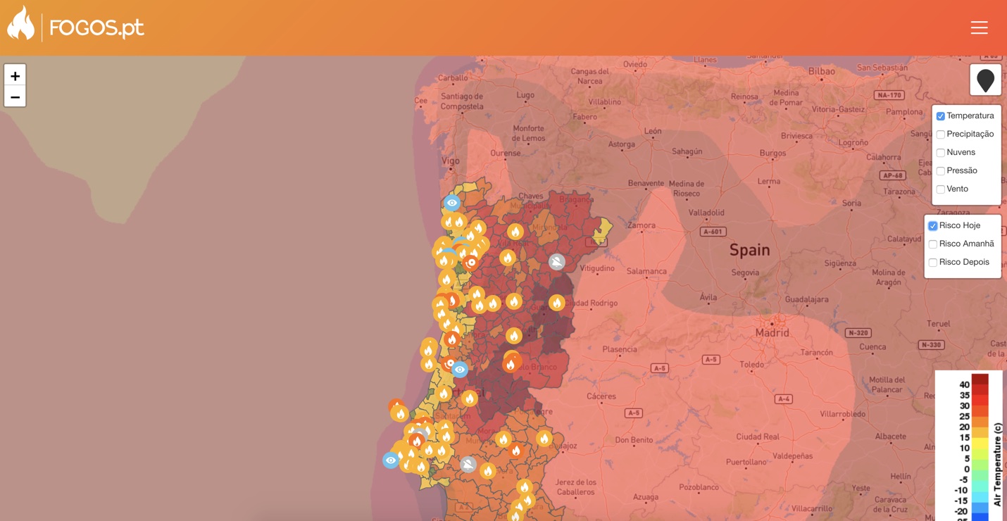 Fogos.pt – Saiba Em Tempo Real Quais Os Fogos Que Existem