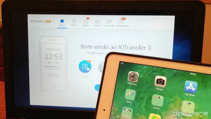 IOTransfer 3 Apple iOS iPhone iPad gerir