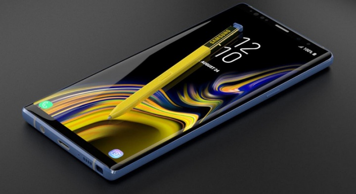 Samsung Galaxy Note9 surge em vídeo