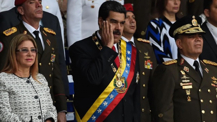 Imagem Nicolás Maduro no atentado