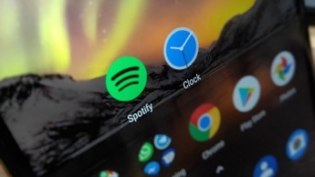 Android Spotify Relógio música despertador