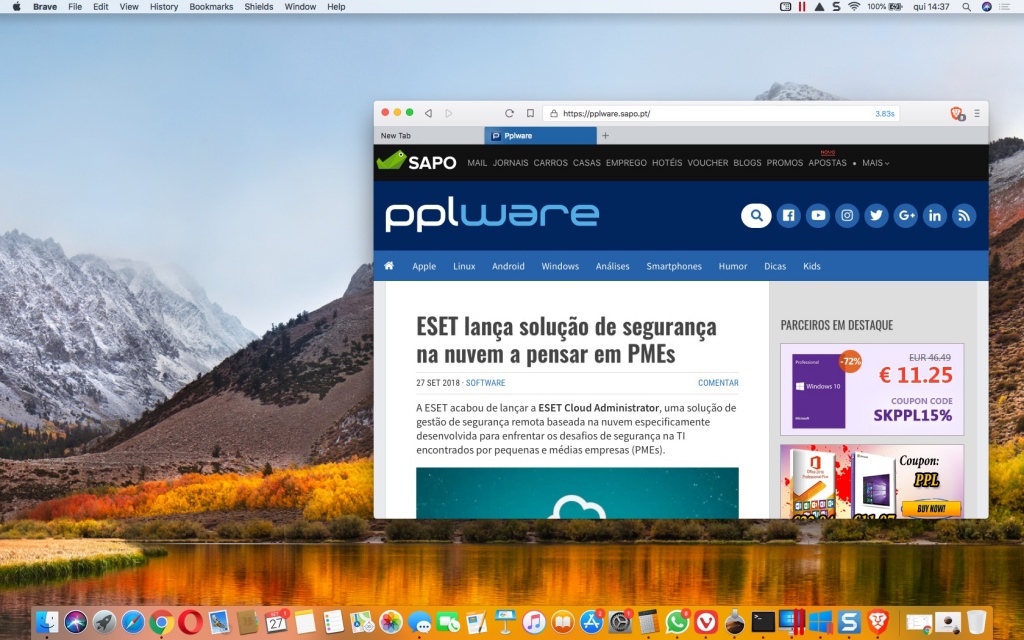 Brave: O browser que é 2x mais rápido no Desktop e 8x no mobile