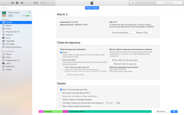 atualizar iOS 12 preparar iPad iPhone