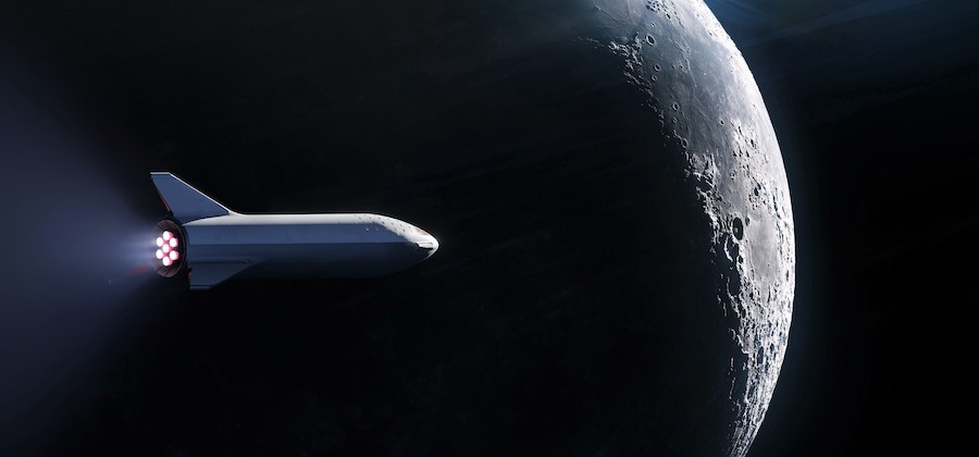 SpaceX irá levar passageiro privado numa viagem à volta da Lua
