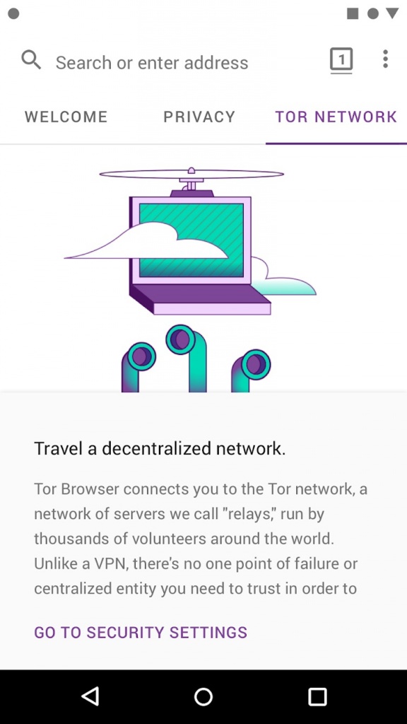 Tor Browser Android alfa smartphones Internet