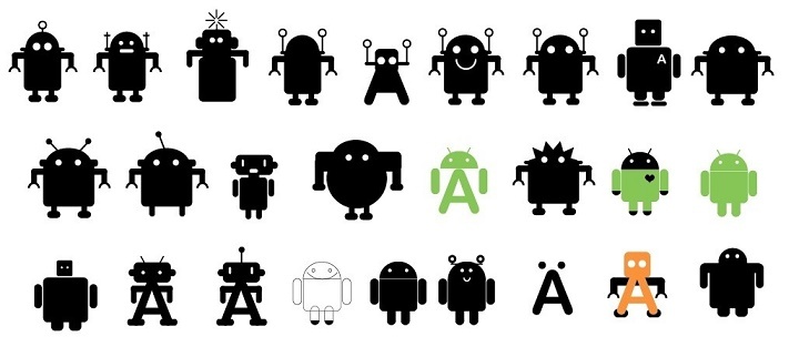 android logo evolução