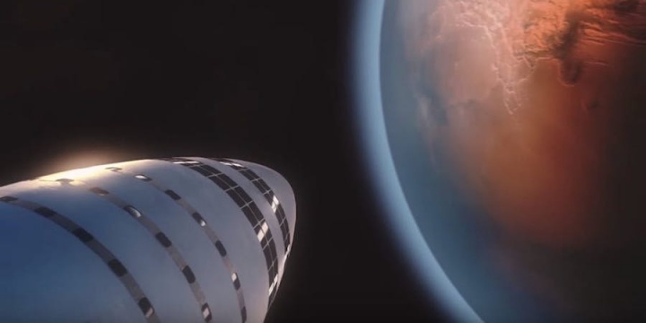 Marte BFR passageiro SpaceX