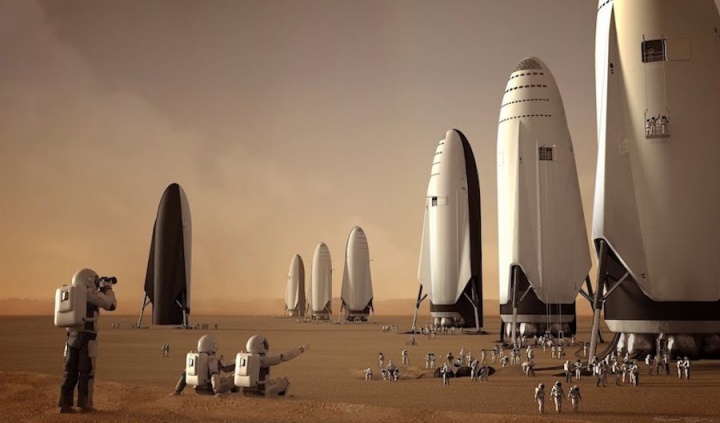 SpaceX Marte planos