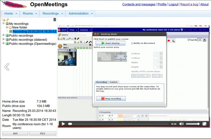OpenMeetings: Solução opensource para criar um sistema de videoconferências