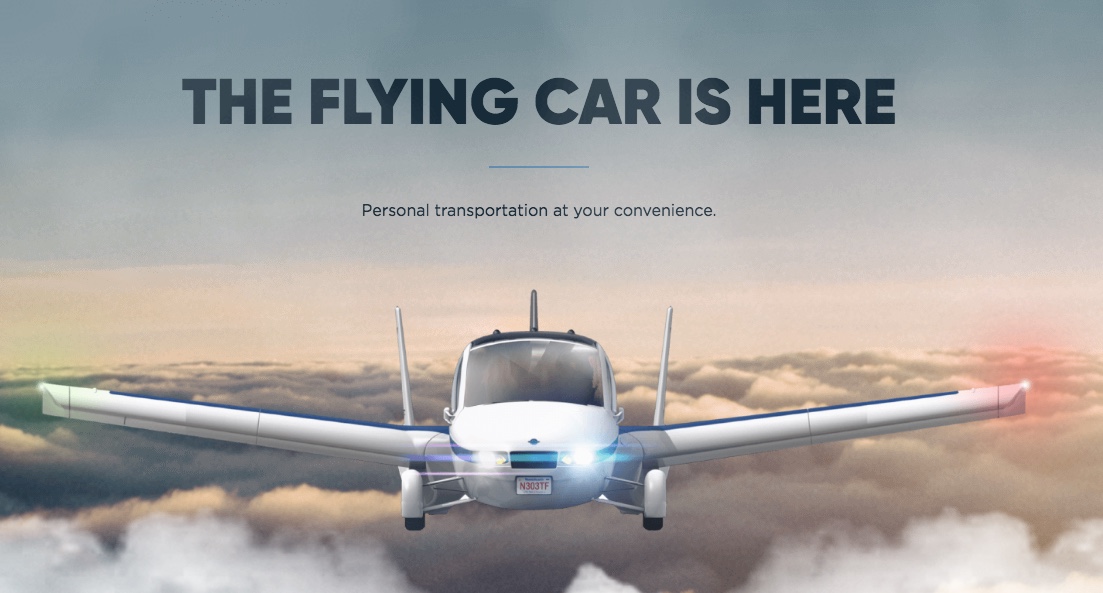Primeiro carro voador vai começar a ser vendido já em outubro