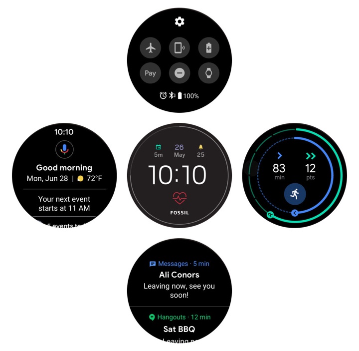 WearOS Google smartwatches atualização
