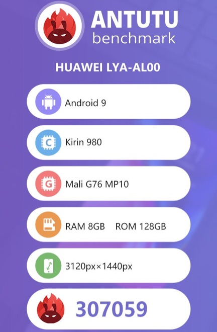 Huawei Mate20 Pro Antutu benchmark Android