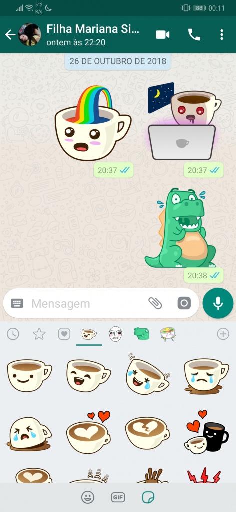 WhatsApp stickers comunicação dica