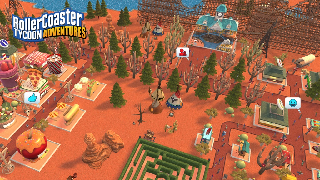 Roller Coaster Tycoon Adventures na Switch