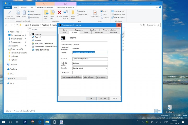 Windows 10 administrador app permissões dica