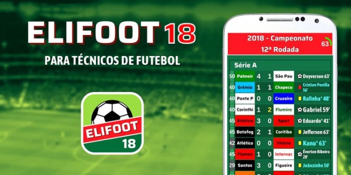 Elifoot 18 PRO está disponível gratuitamente para iOS e Android
