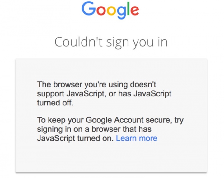 Google JavaScript autenticação utilizadores seguros