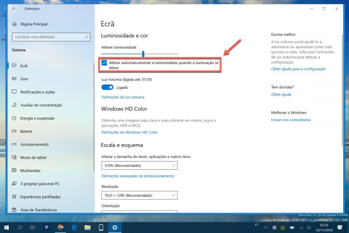 Windows 10 ajustar automaticamente vídeos dica