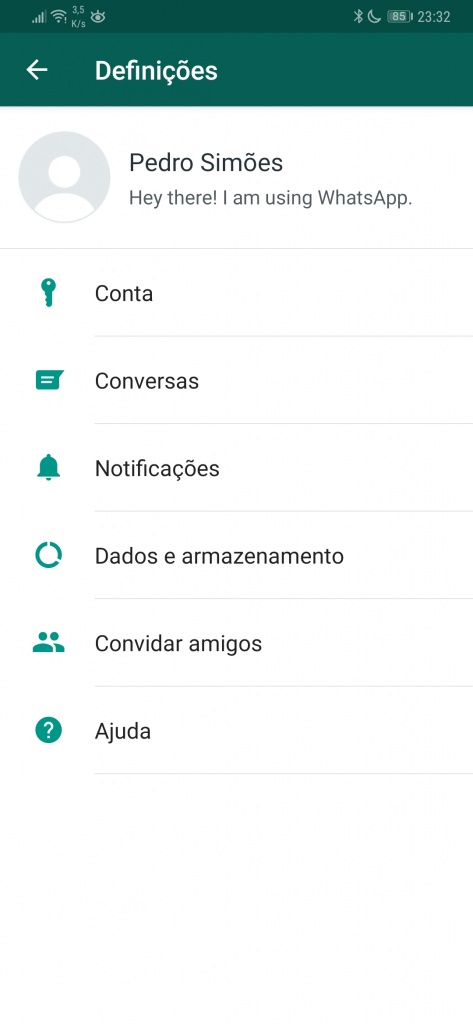 WhatsApp cópias de segurança Google Drive Android