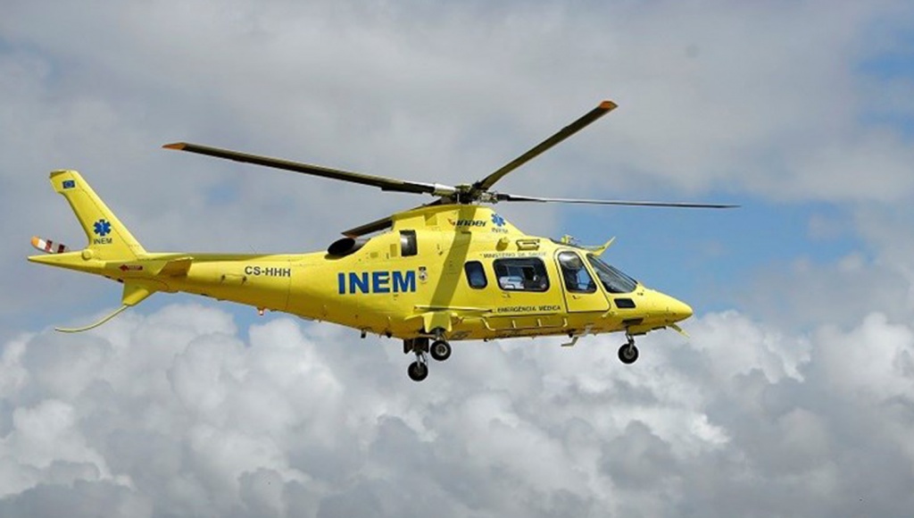 Peças do helicóptero do INEM no OLX? Imagem que circula na internet é falsa