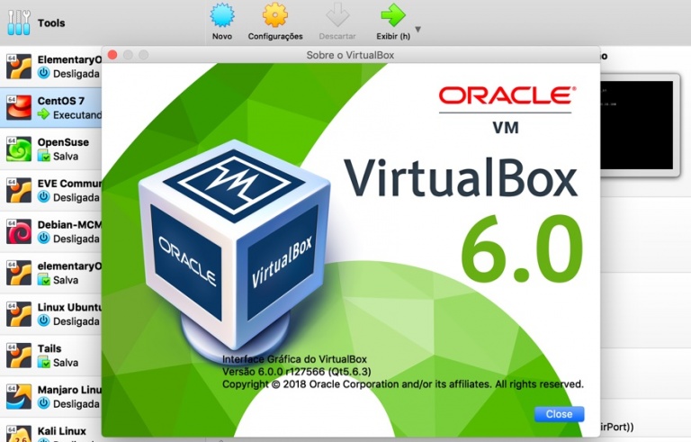 virtualbox interface