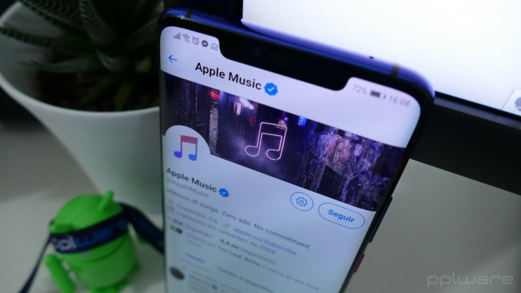 Tweets da conta da Apple Music estão a ser publicados com o Twitter para Android