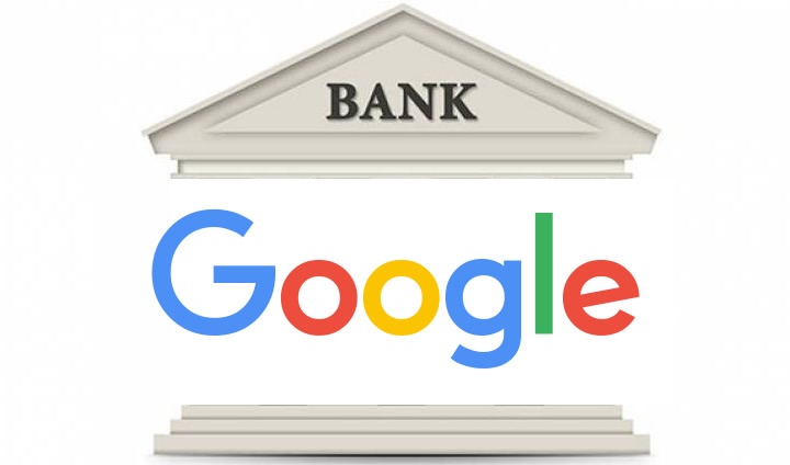 Ilustração Google Banca, os novos serviços bancários Google Pay