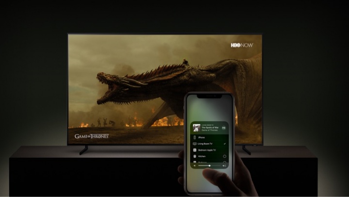 televisões Samsung Apple iTunes AirPlay 2