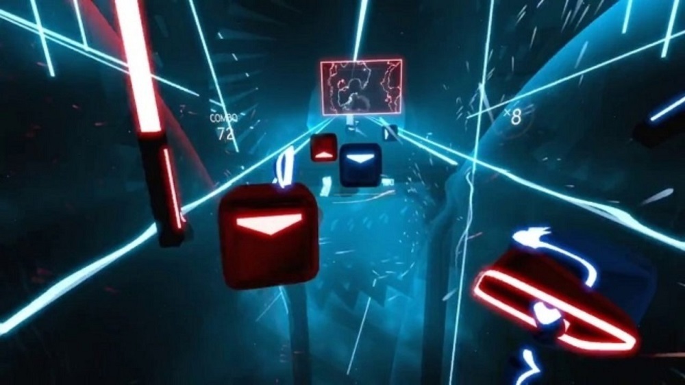 Beat Saber da Beat Games foi lançado para Playstation VR.