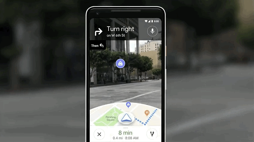 Google Maps Android iOS realidade aumentada