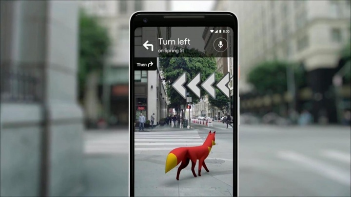 Android iOS Google Maps realidade aumentada AR