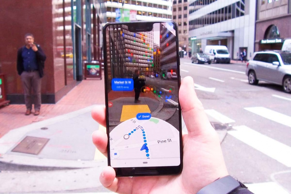 Google Maps realidade aumentada AR