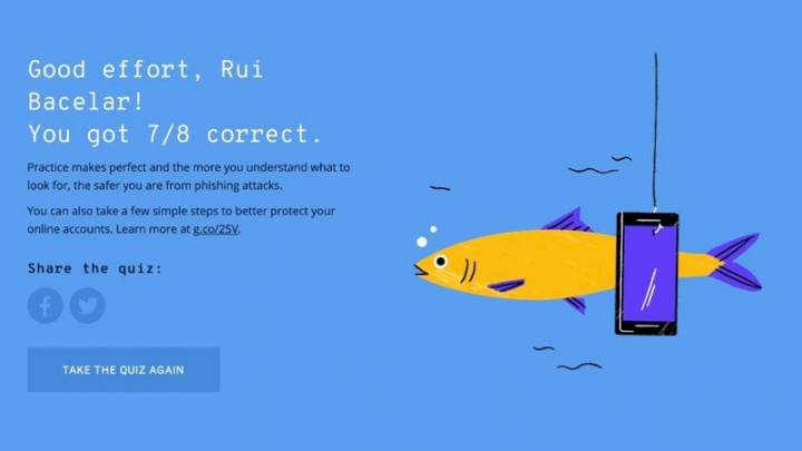 Google, teste, phishing