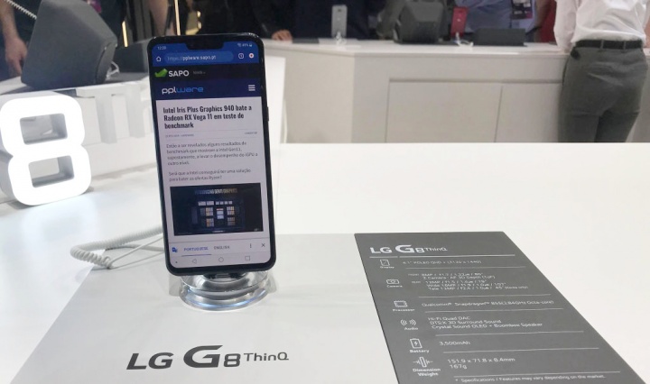 MWC19: Chegou o novo LG G8 ThinQ e consegue ver as suas veias!