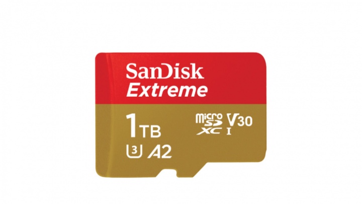 microSD SanDisk 1TB cartão de memória smartphone