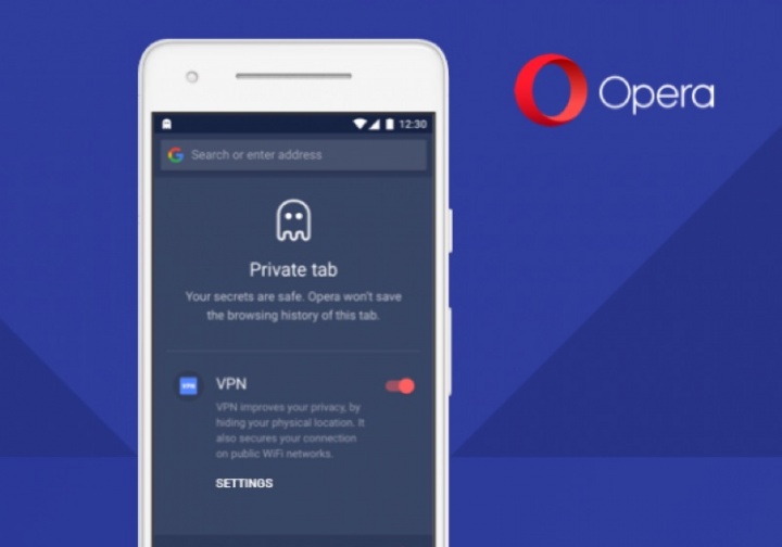 Opera VPN Android browser beta