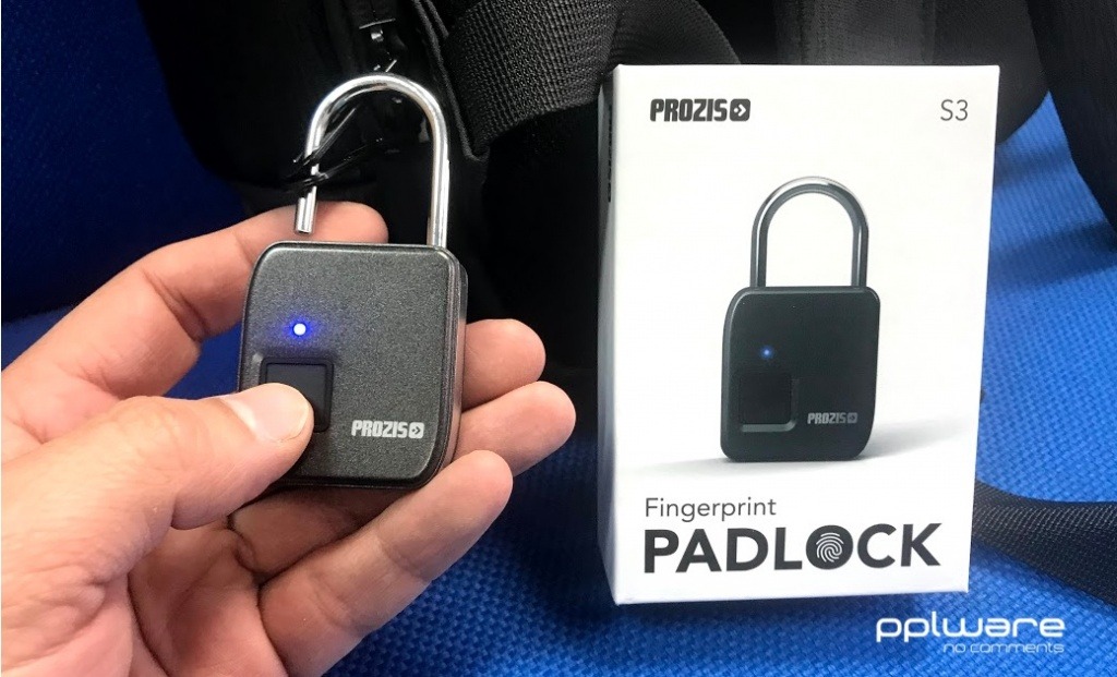 Cadeado com Impressão Digital FL-S3 da Prozis! Tenha tudo seguro…
