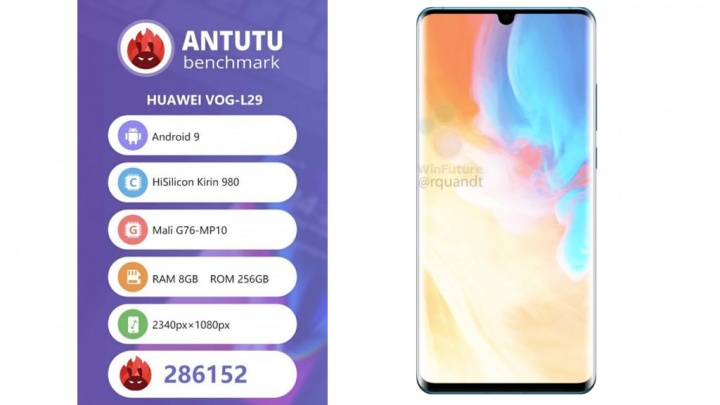 Huawei P30 Pro na AnTuTu