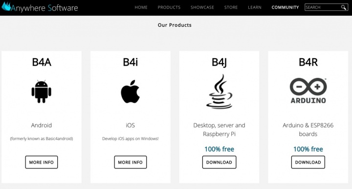 B4x: IDE de Programação para Android, iOS, Arduino e Raspberry Pi