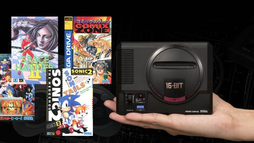 A nova Sega Mega Drive Mini chega em setembro com 40 jogos por 89,99 €