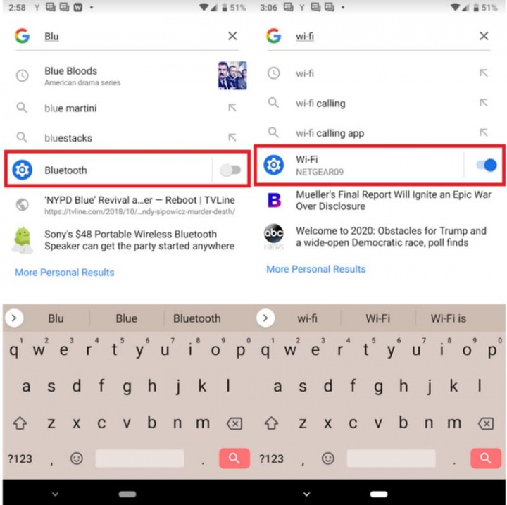 Google smartphone Android slice
