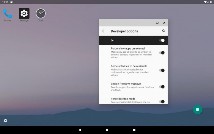 Android Q Google QR Desktop Android